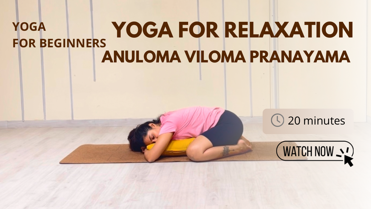 Yin Yoga for relaxation | Anuloma Viloma Pranayama | Day 7 of 7 Day Beginner Yoga