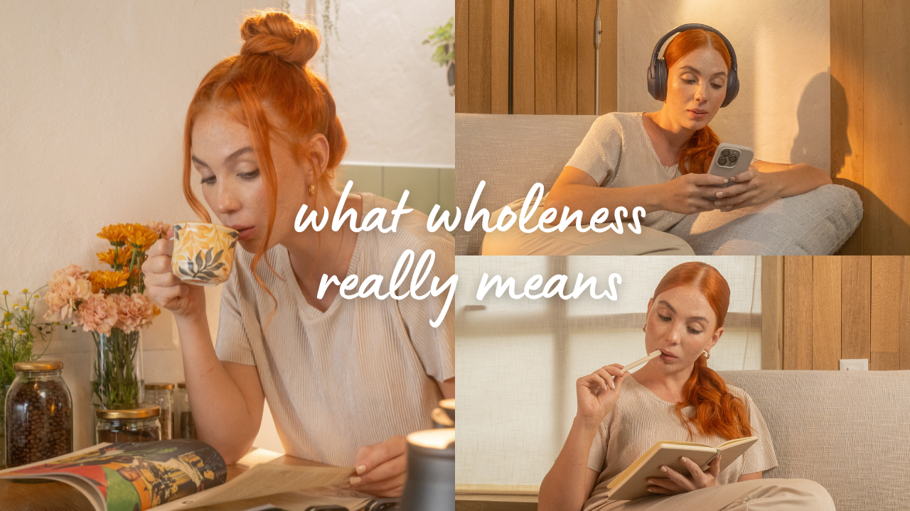Wholeness isn't about perfection
