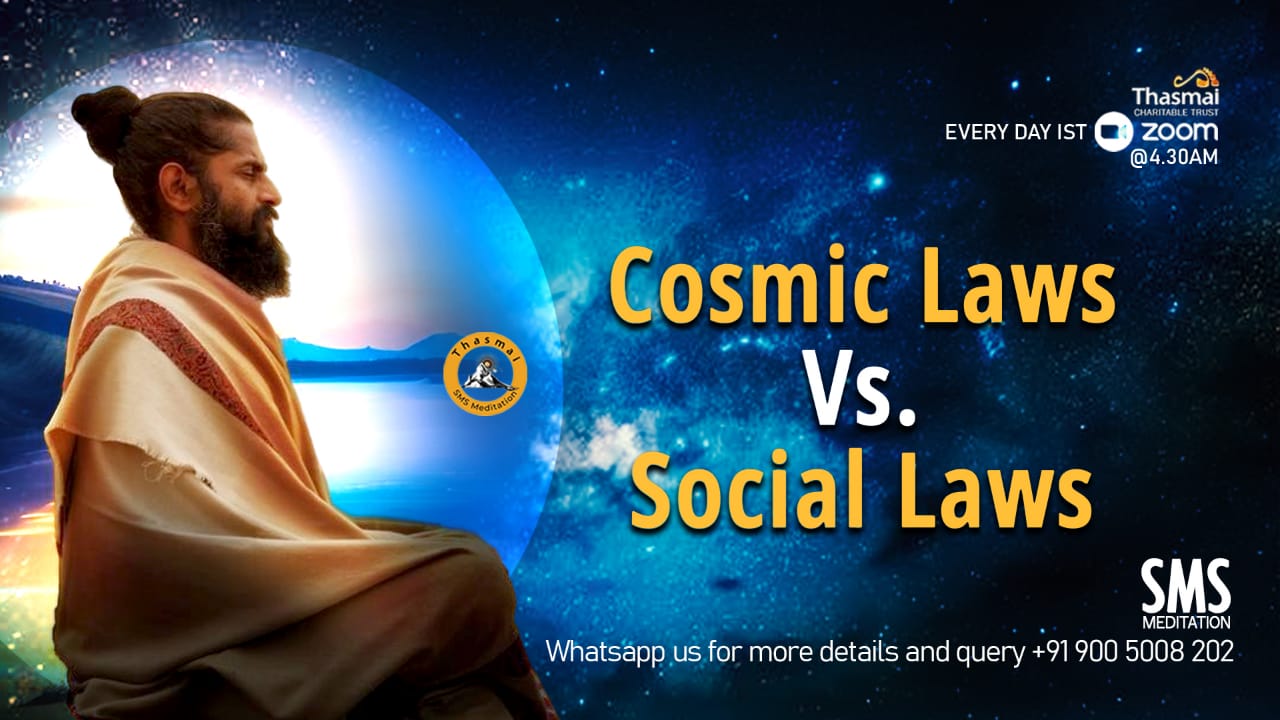 Cosmic Laws vs Social Laws