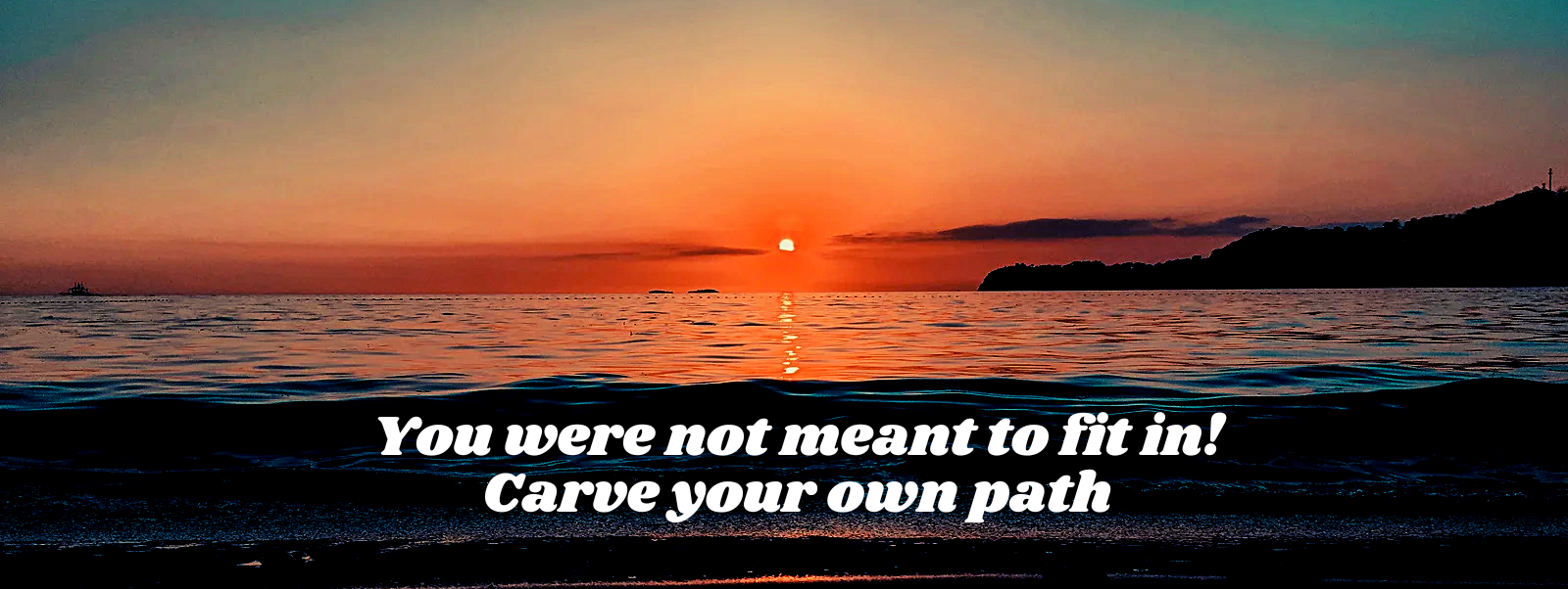 Carve your own path!