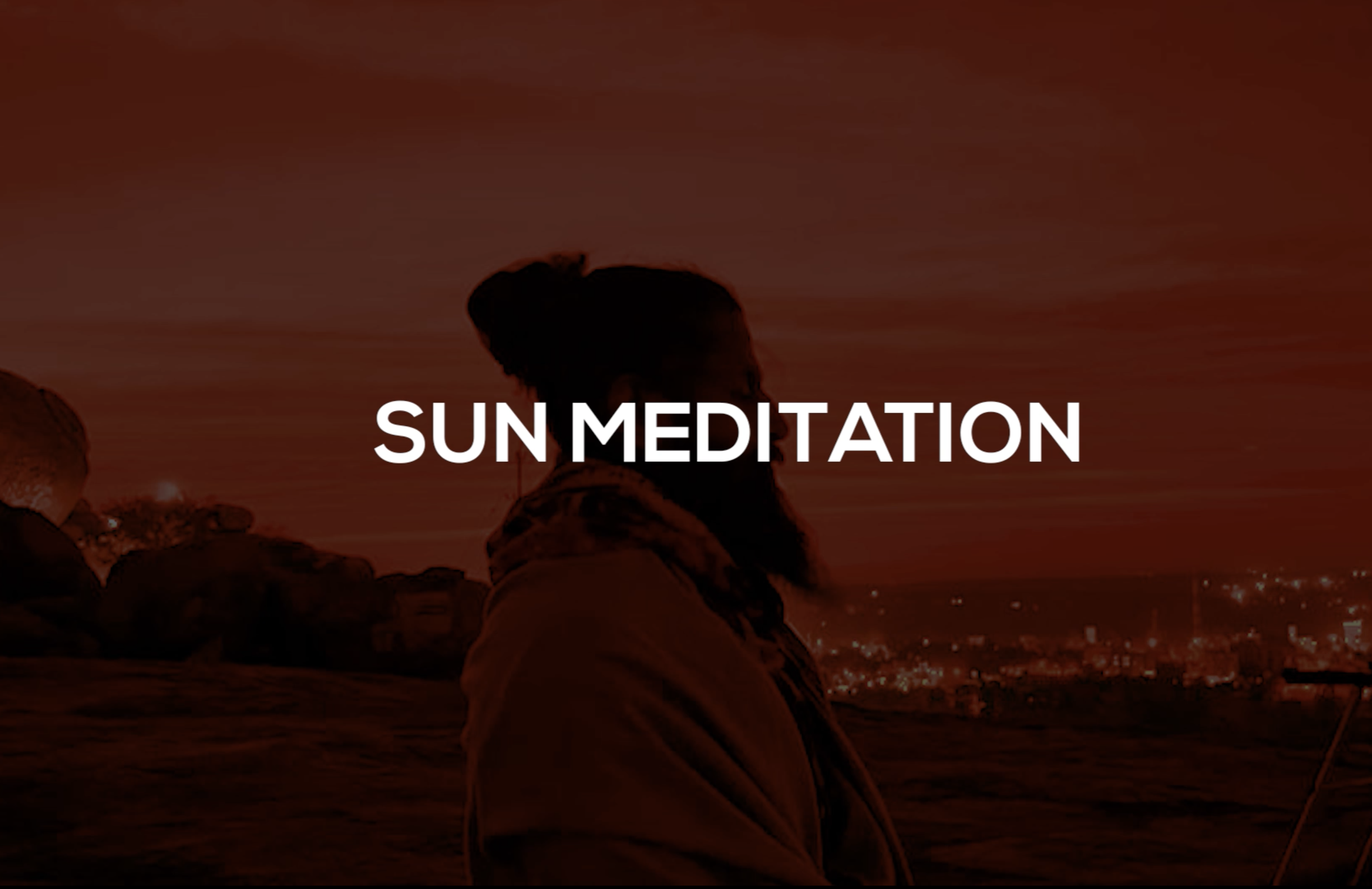 Sun meditation