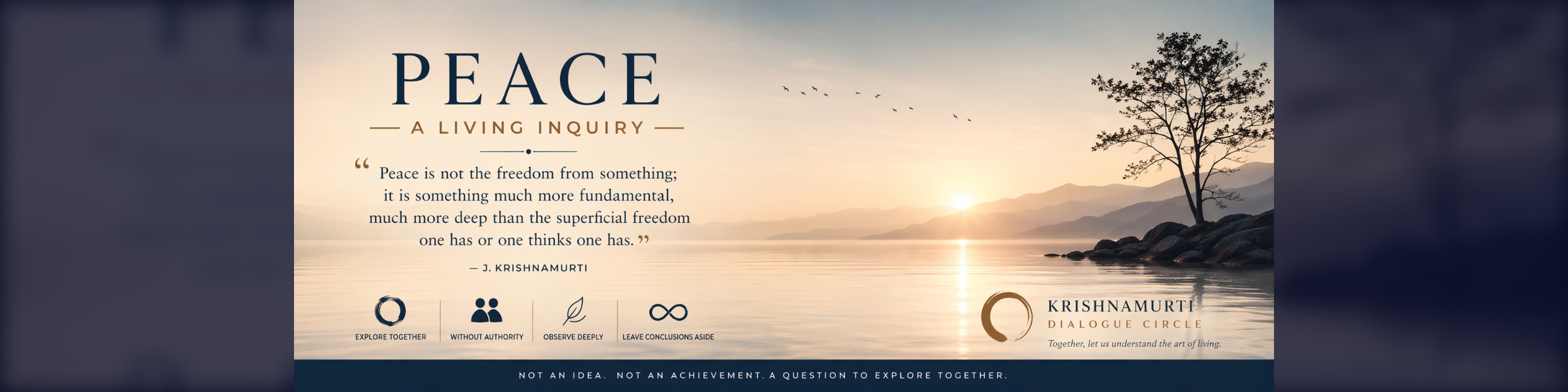 Krishnamurti Dialogue Circles