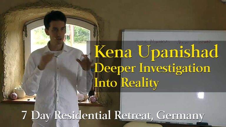Kena Upanishad (Kenopanishad) Teachings Day 1, Session 1
