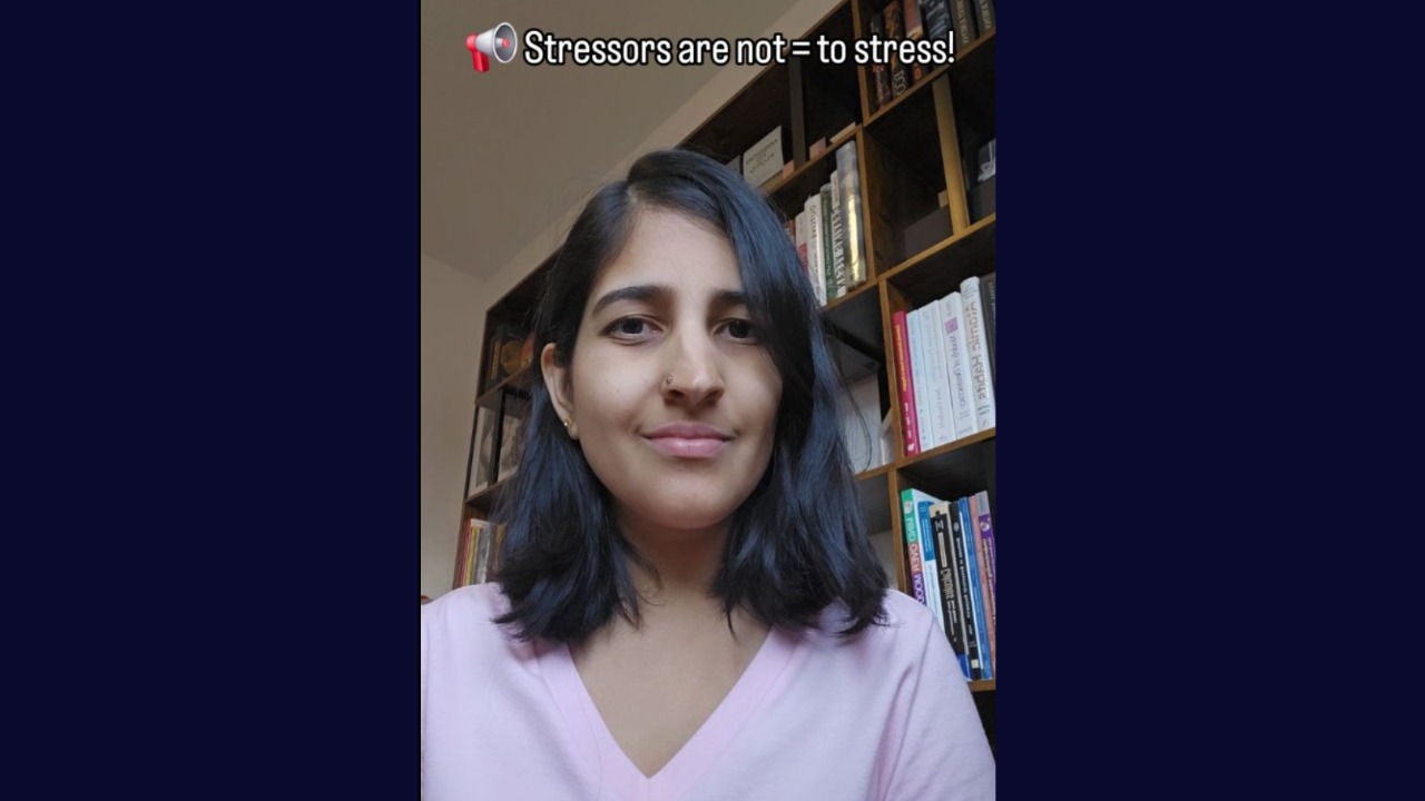 Stress is not the same as stressors